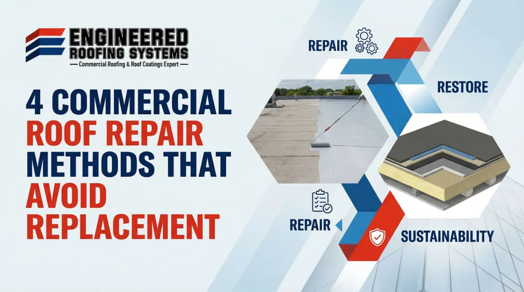 4 Commercial Roof Repair Methods That Avoid Replacement