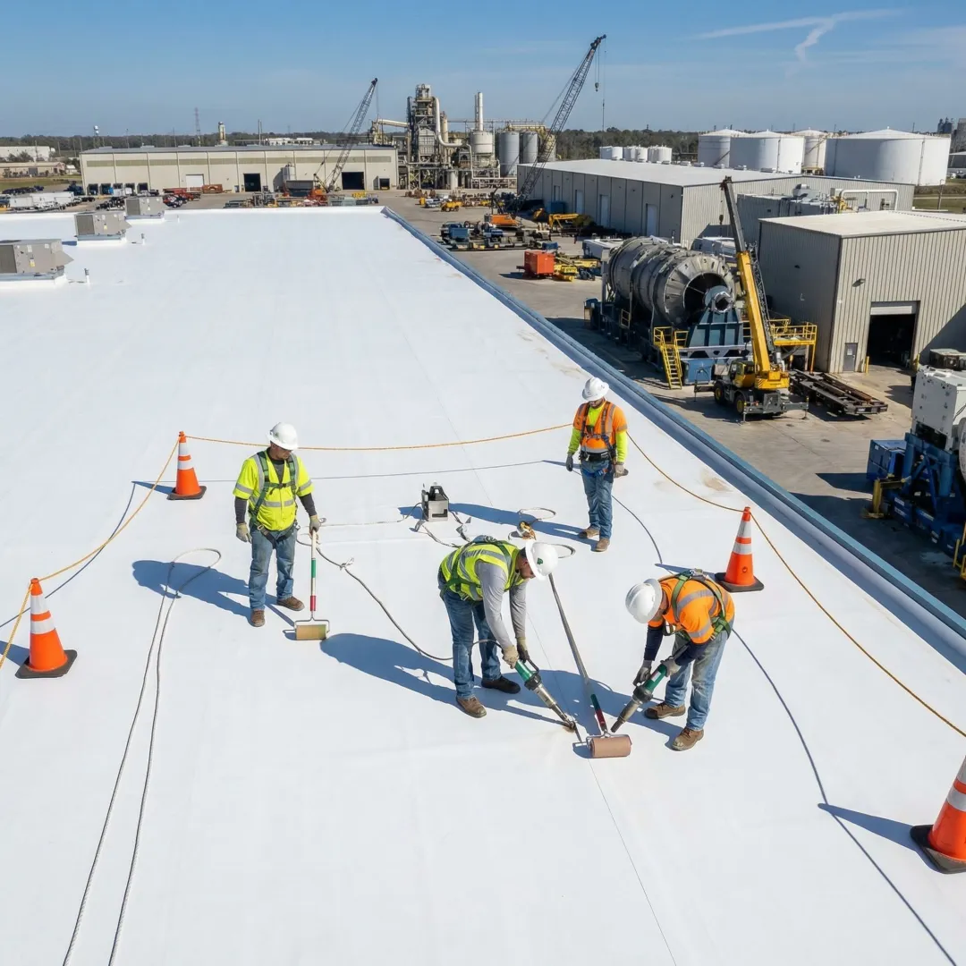 Flat Roof Repair Services for Industrial Properties