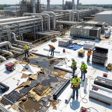 Emergency Industrial Roofing Repair Services