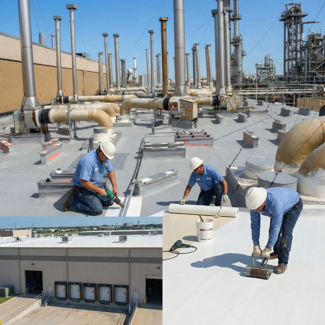 Flat Roof Repair Services for Warehouses