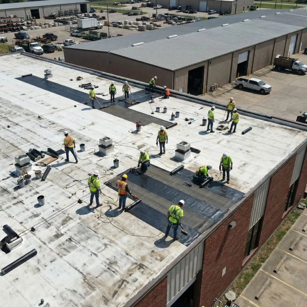 Flat Roof Repair for Warehouses — Commercial Roofing