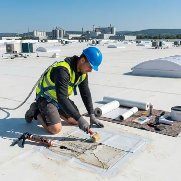 Commercial Flat Roof Repair Services