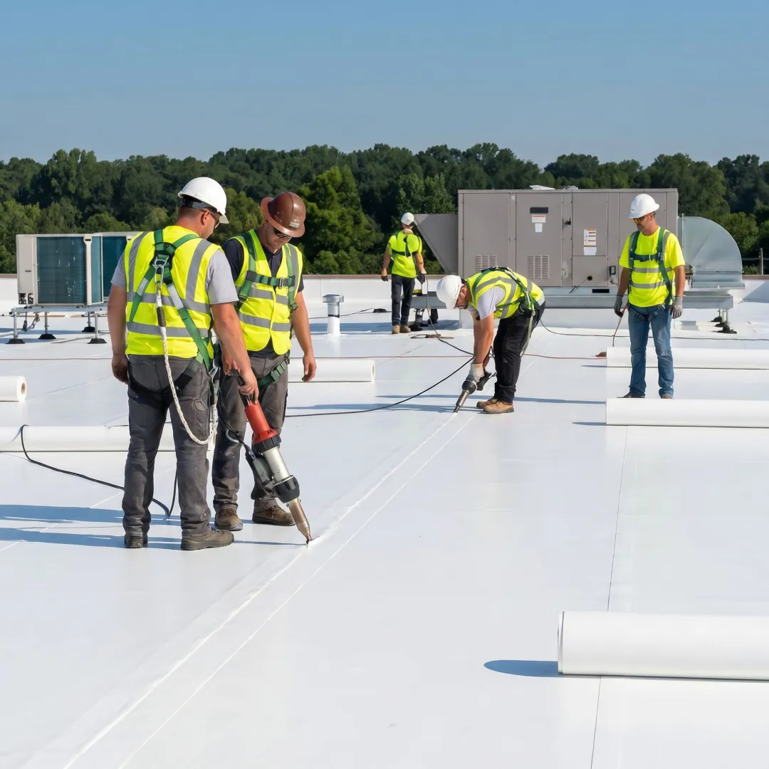 Thermoplastic PVC Roofing Installation Services