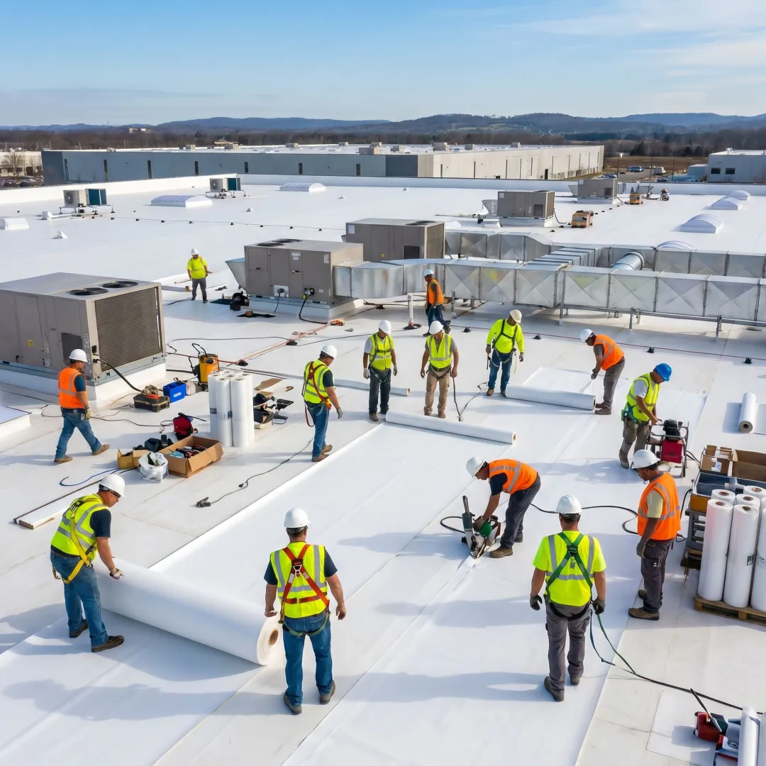 Industrial Flat Roof Replacement & Repair Services