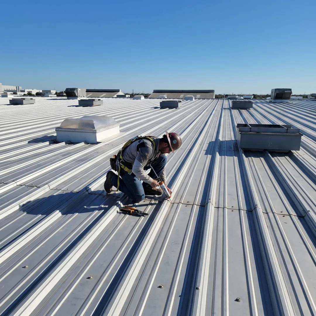 Commercial Metal Roof Repair in Spring