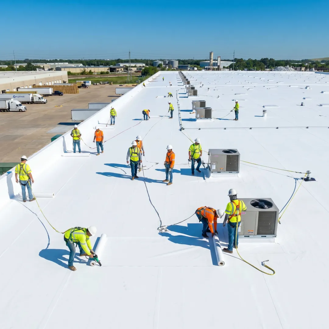 TPO Roofing Services in Houston, TX