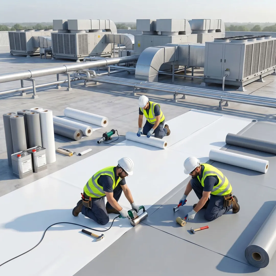 Commercial Flat Roof Repair & Replacement Services