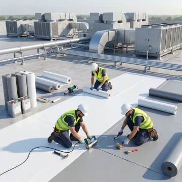 Commercial Flat Roof Repair & Replacement Services