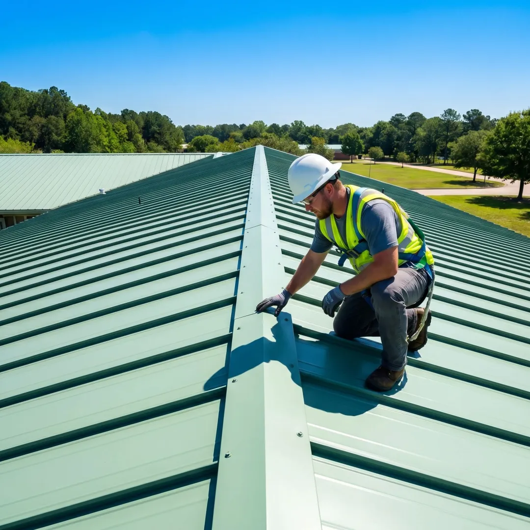 Commercial Metal Roof Repair in Atascocita