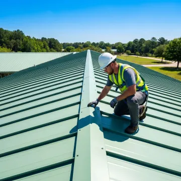 Commercial Metal Roof Repair in Atascocita