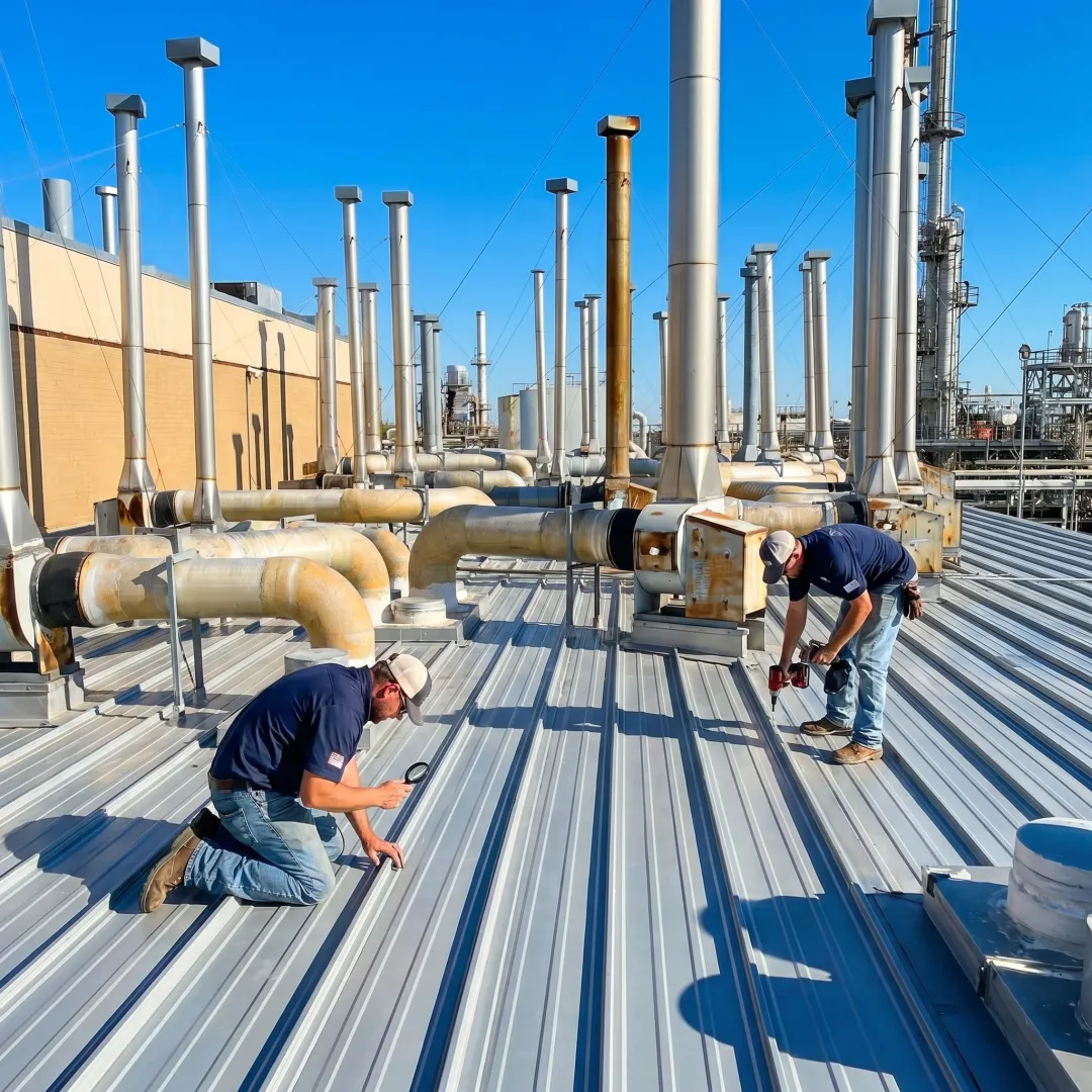 Commercial Metal Roof Repair in Baytown, TX