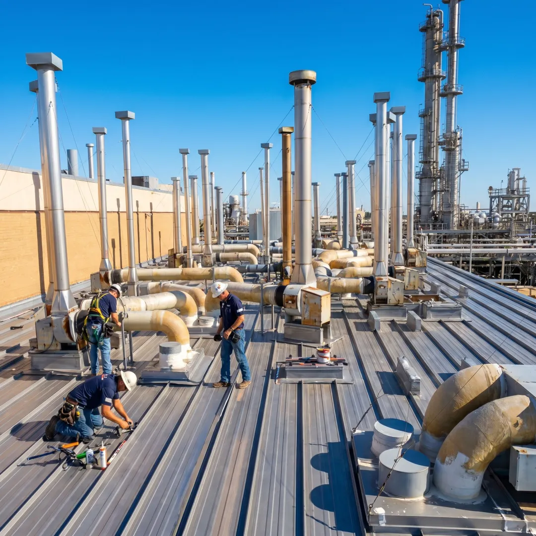 Commercial Metal Roof Repair in Hunters Creek Village