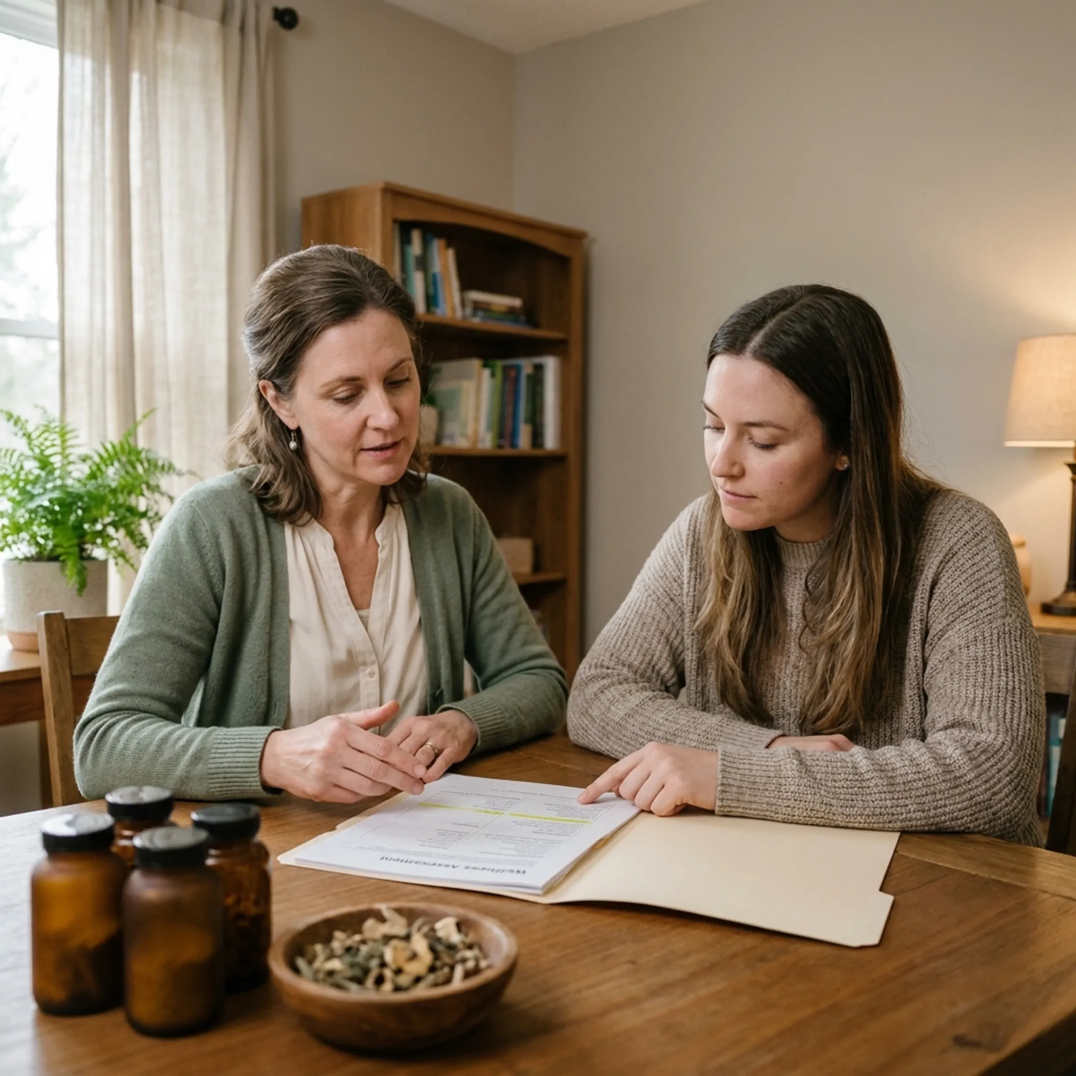 Naturopath providing personalized functional wellness guidance