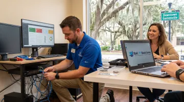 Epic IT Solutions technician providing on-site IT support Gainesville