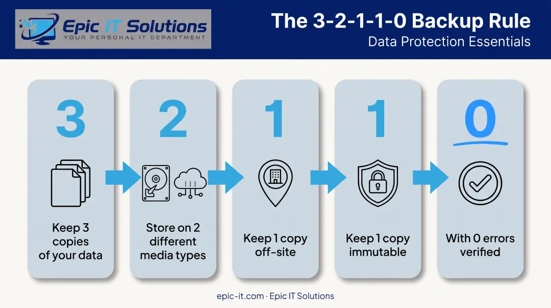 3-2-1-1-0 backup strategy rule visual breakdown diagram
