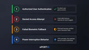 4 critical biometric system validation tests checklist before operational deployment