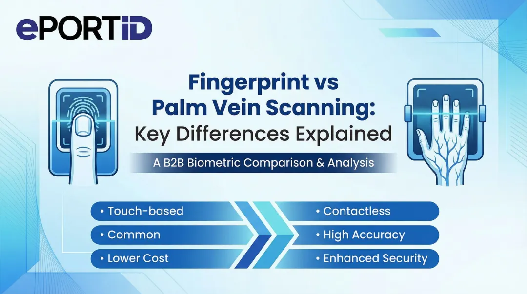 Fingerprint vs Palm Vein Scanning: Key Differences Explained