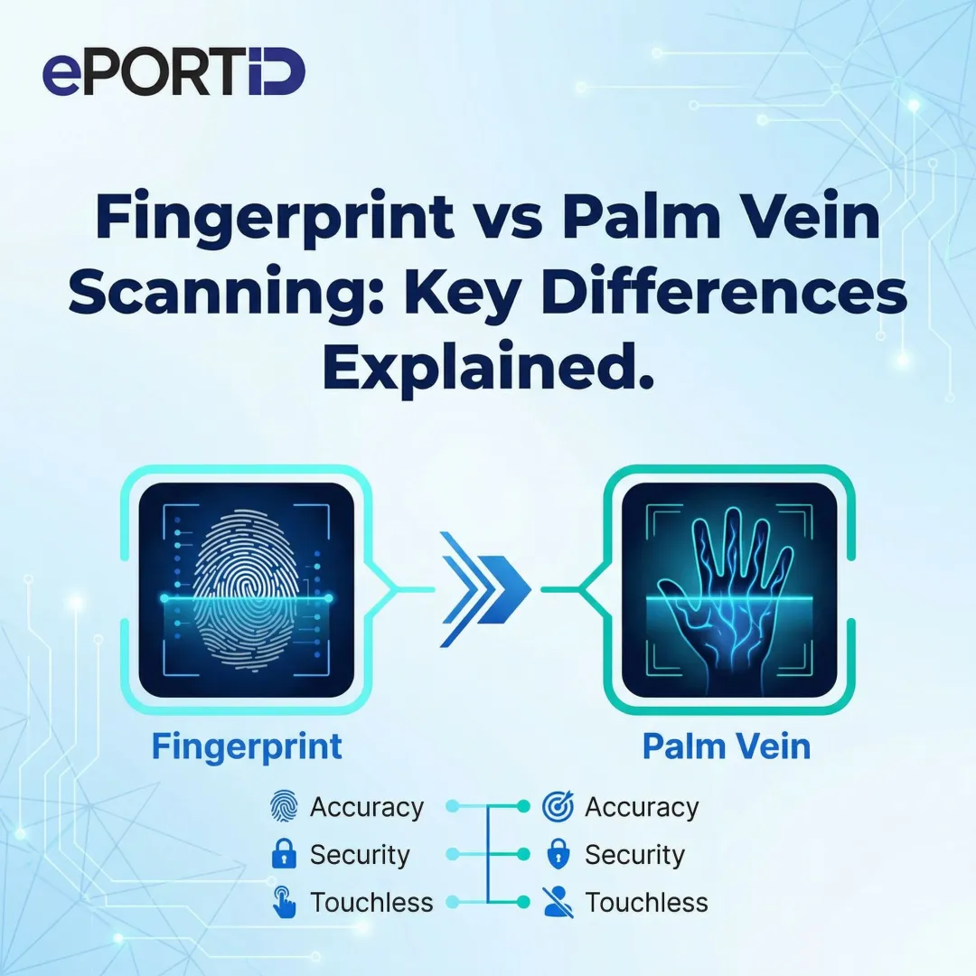 Fingerprint vs Palm Vein Scanning: Key Differences Explained