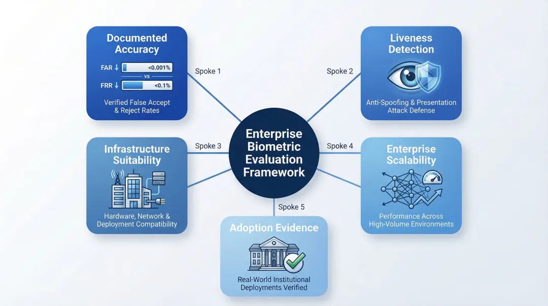 5-criteria biometric evaluation framework from accuracy to adoption evidence for enterprise deployments