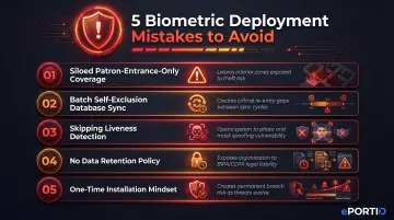 Five common casino biometric deployment mistakes with consequences and prevention tips