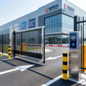 Biometric gate access control system at a secure facility