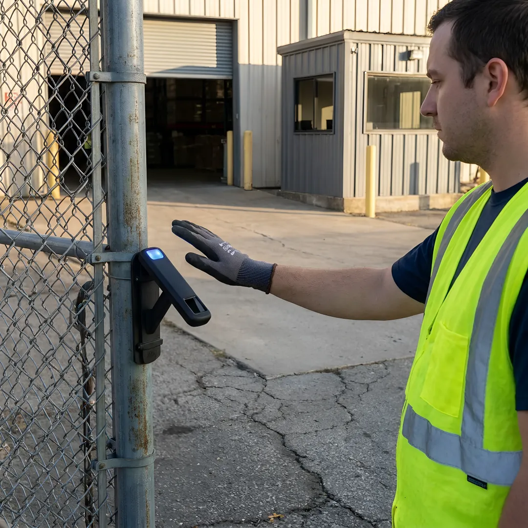 Contactless palm vein biometric scanner for gate access control