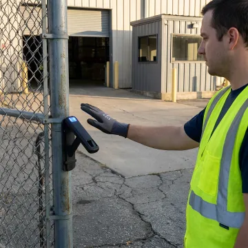 Contactless palm vein biometric scanner for gate access control