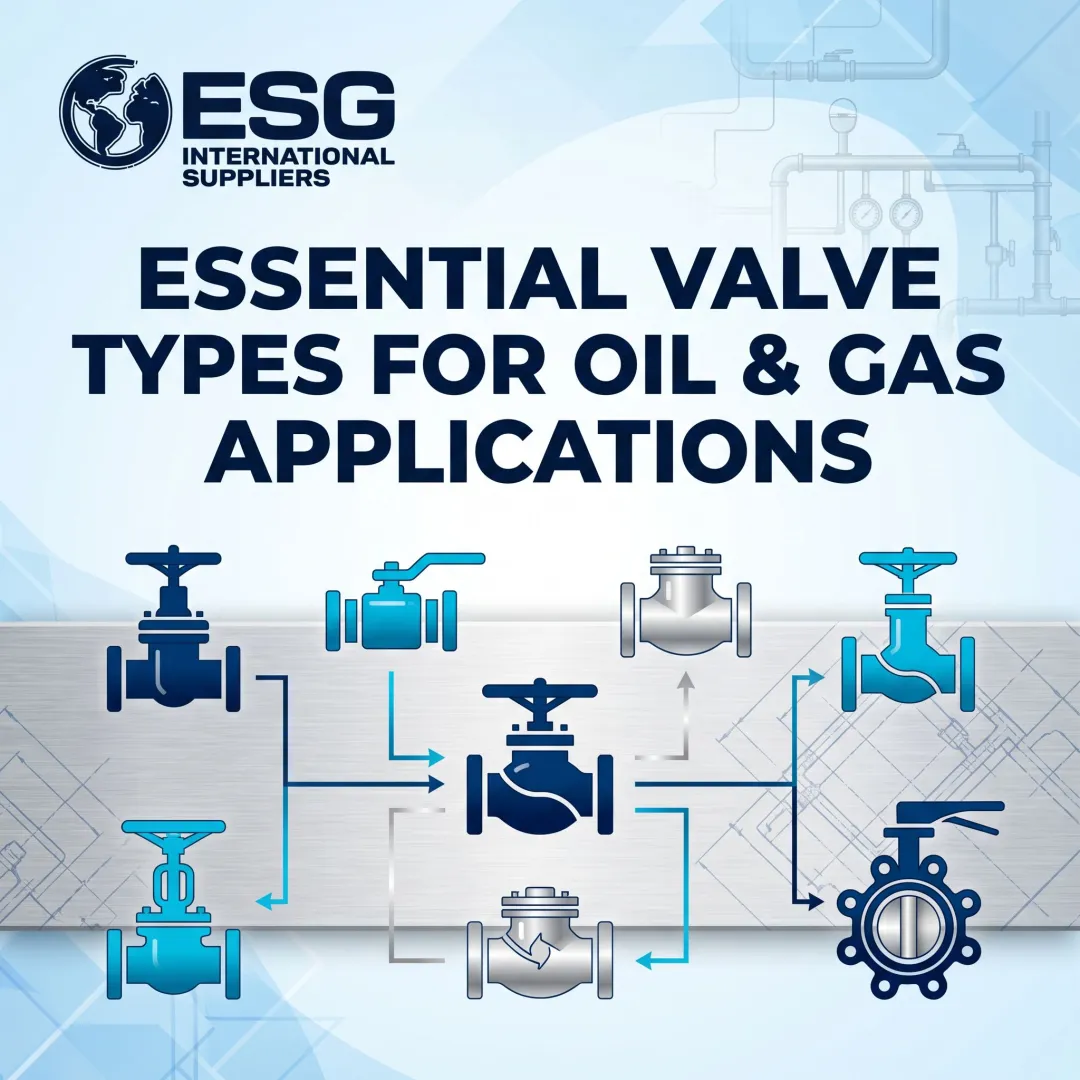 Essential Valve Types for Oil & Gas Applications