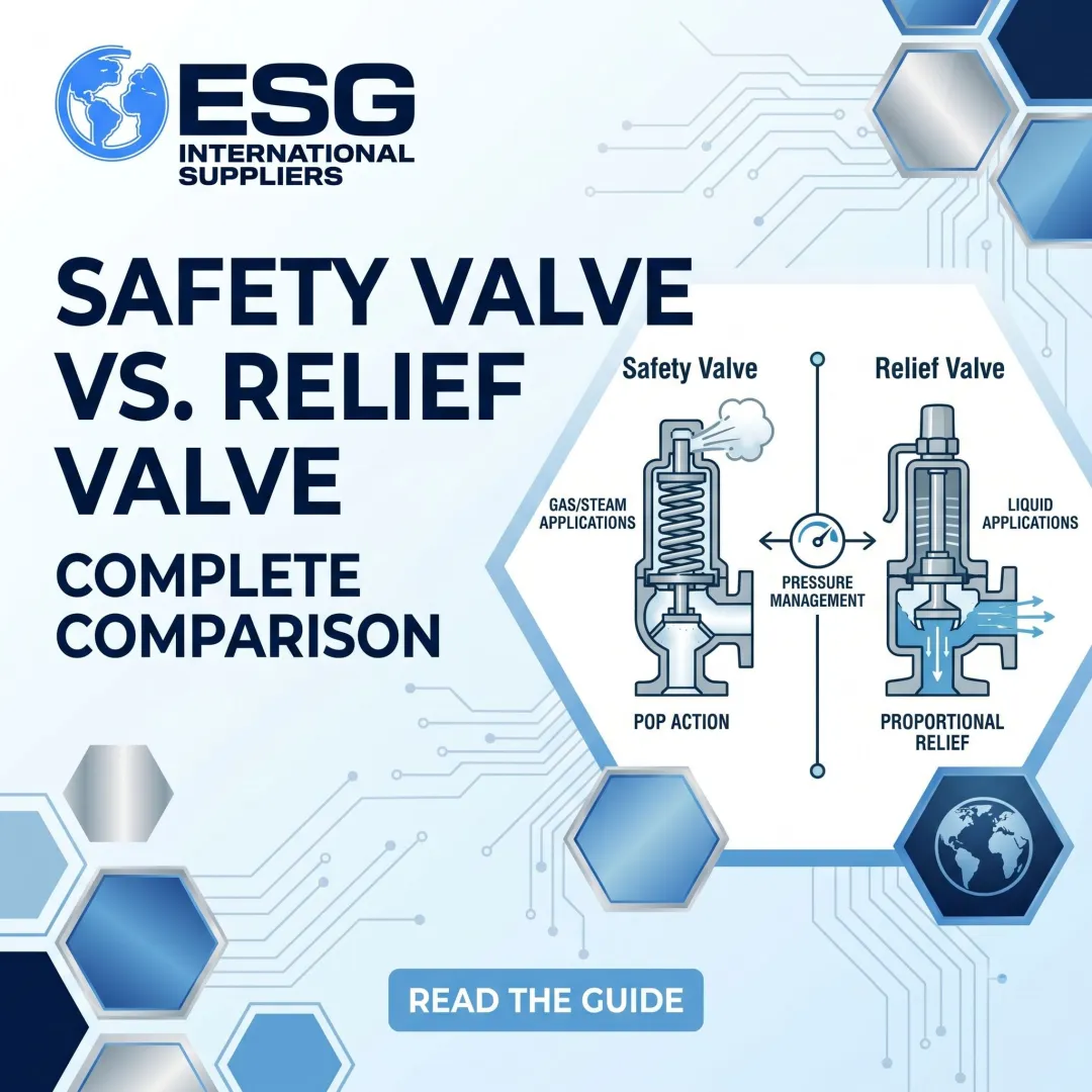 Safety Valve vs. Relief Valve: Complete Comparison