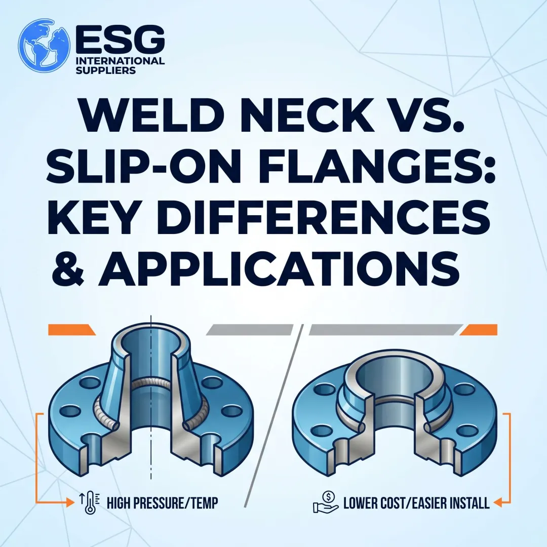 Weld Neck vs. Slip-On Flanges: Key Differences & Applications