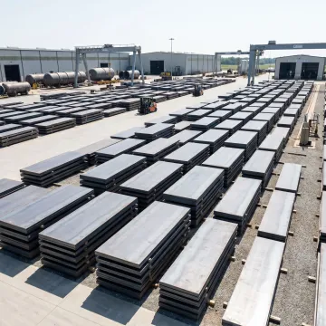 Industrial steel plates for oil and gas applications