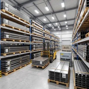 Steel plate sourcing for industrial projects