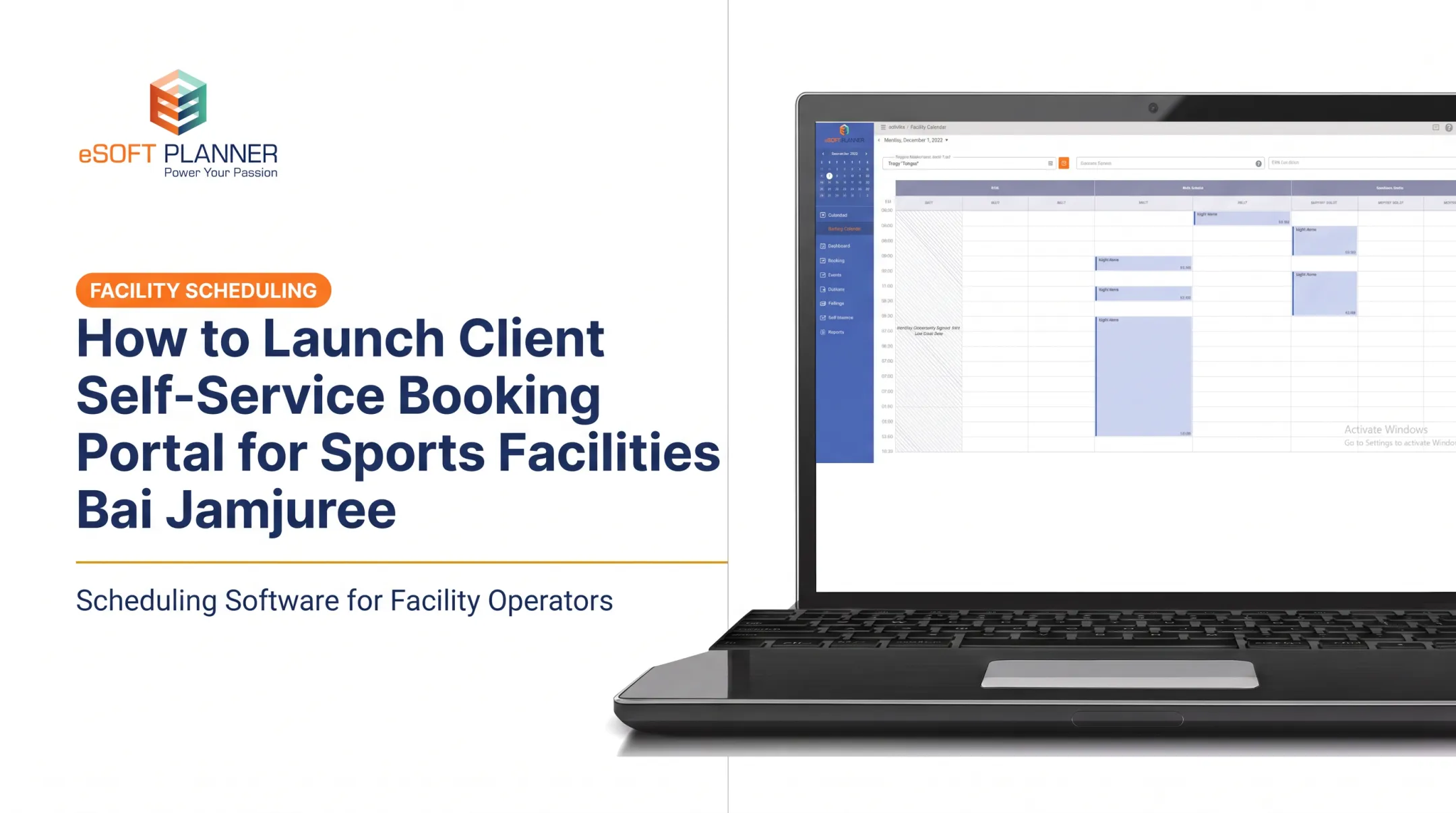 How to Launch Client Self-Service Booking Portal for Sports Facilities