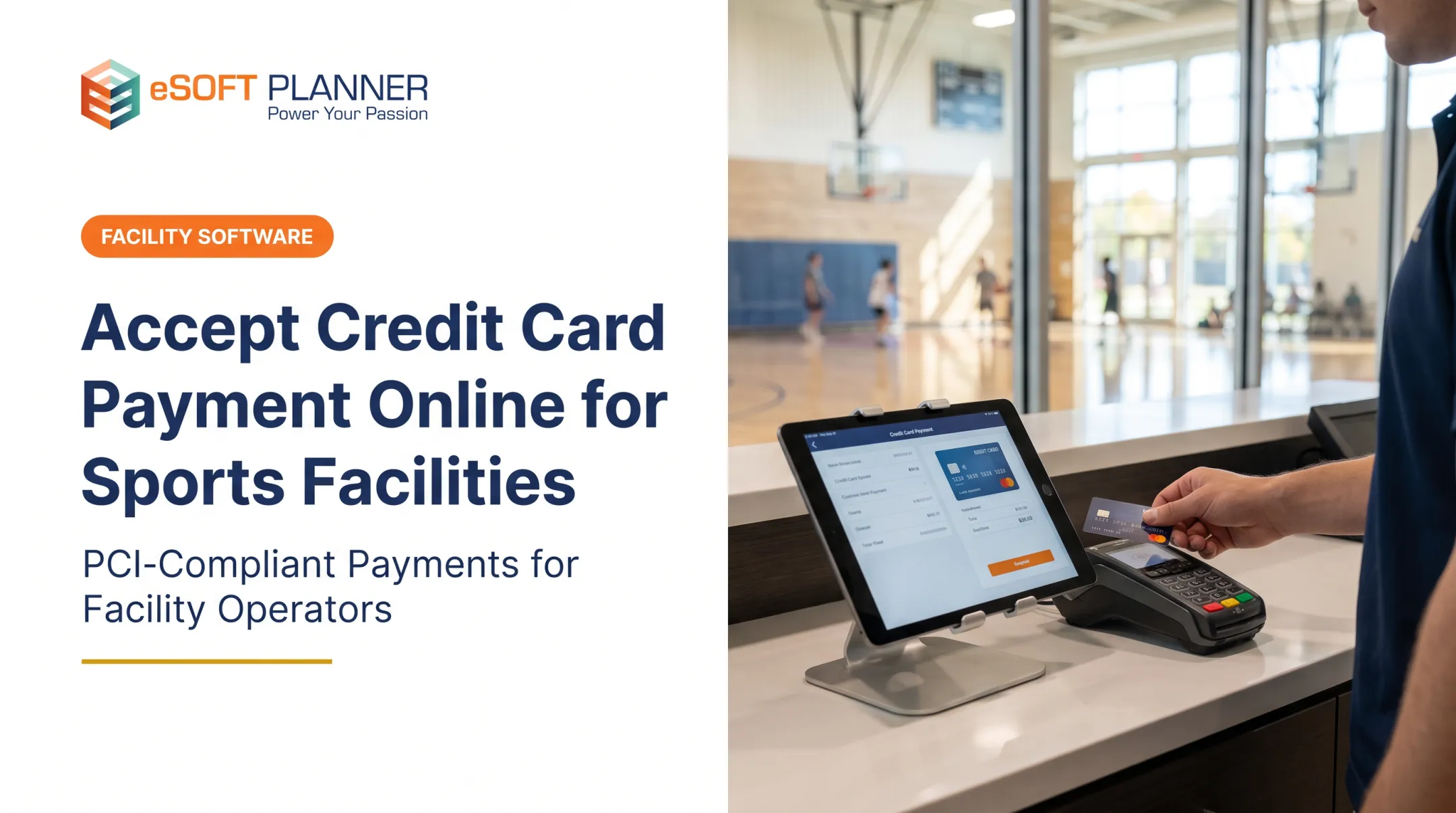 Accept Credit Card Payment Online for Sports Facilities