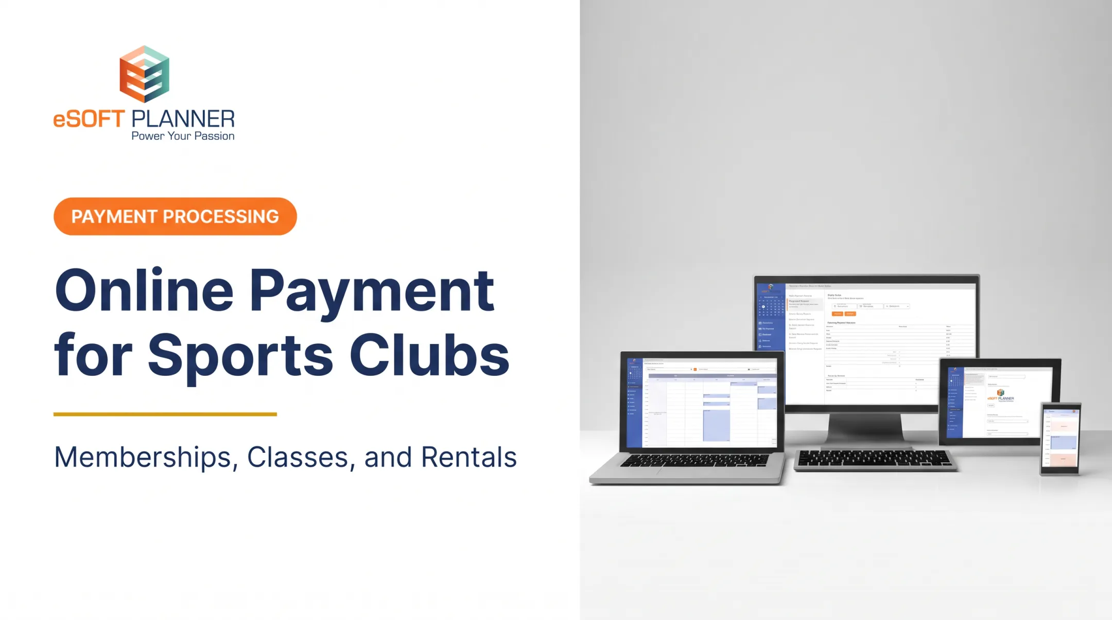 Online Payment for Sports Clubs: Memberships, Classes, and Rentals