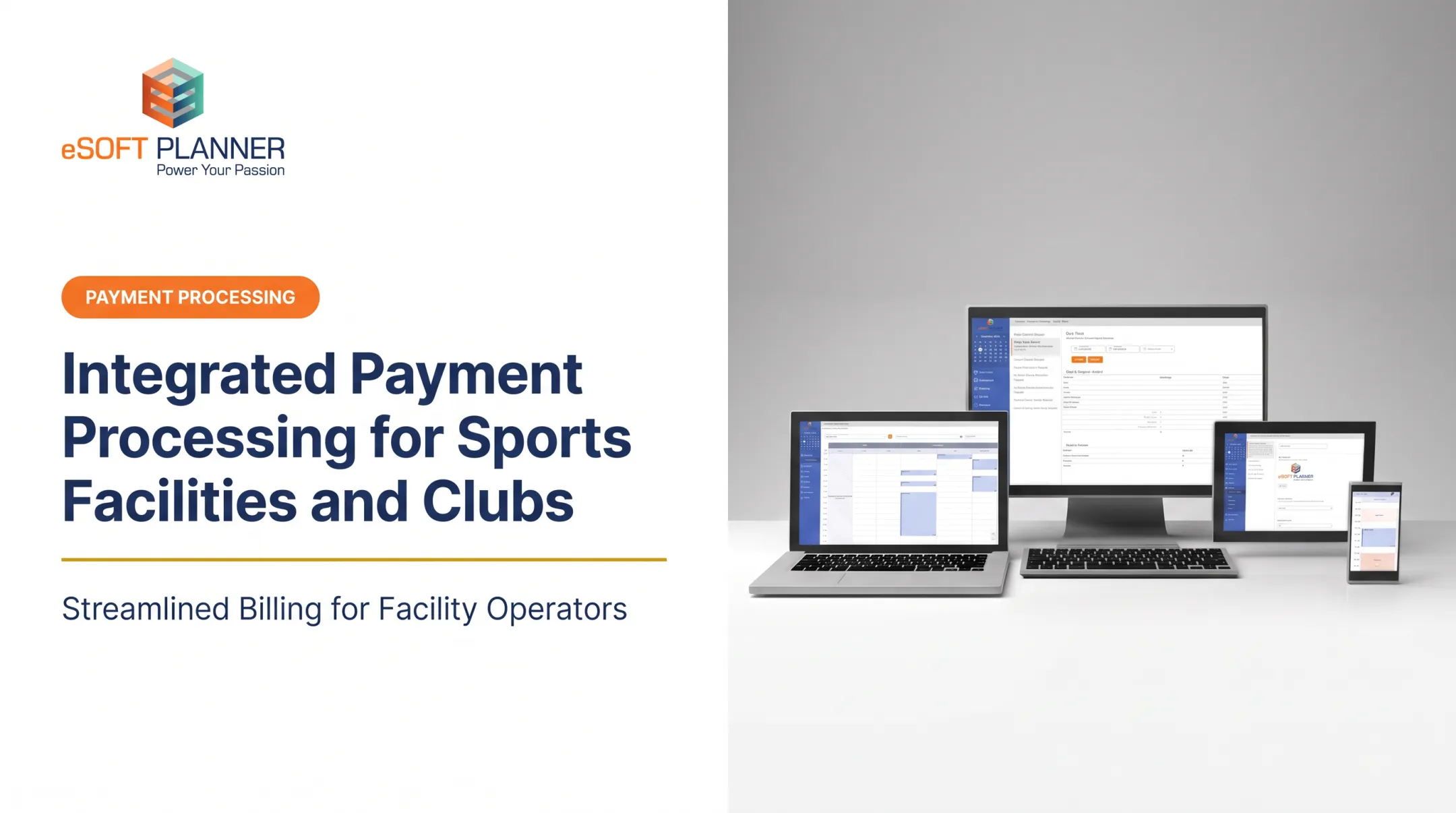 Integrated Payment Processing for Sports Facilities and Clubs