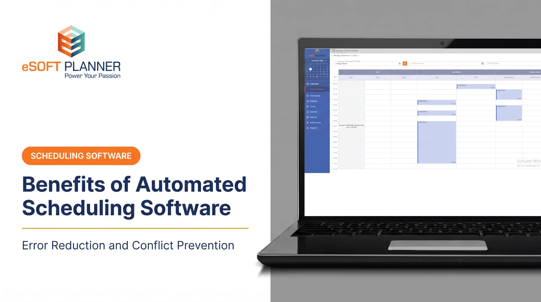 Benefits of Automated Scheduling Software: Error Reduction and Conflict Prevention