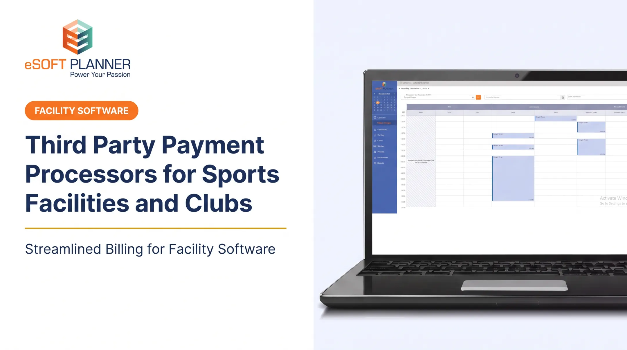 Third Party Payment Processors for Sports Facilities and Clubs