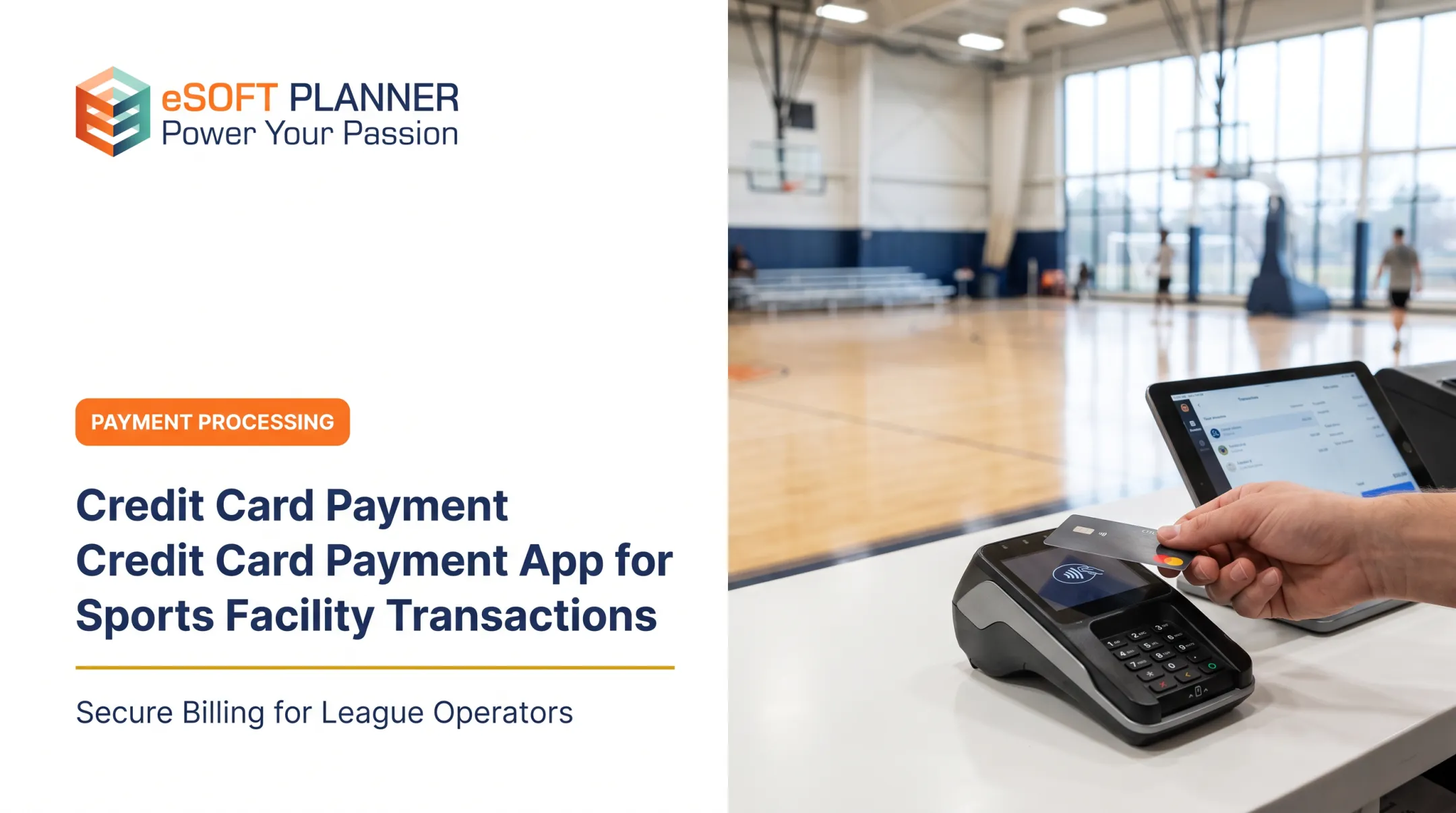 Credit Card Payment App for Sports Facility Transactions