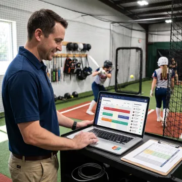 Softball scheduling dashboard and facility activity