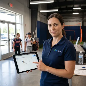 Softball Facility Check-in System for Fast Entry