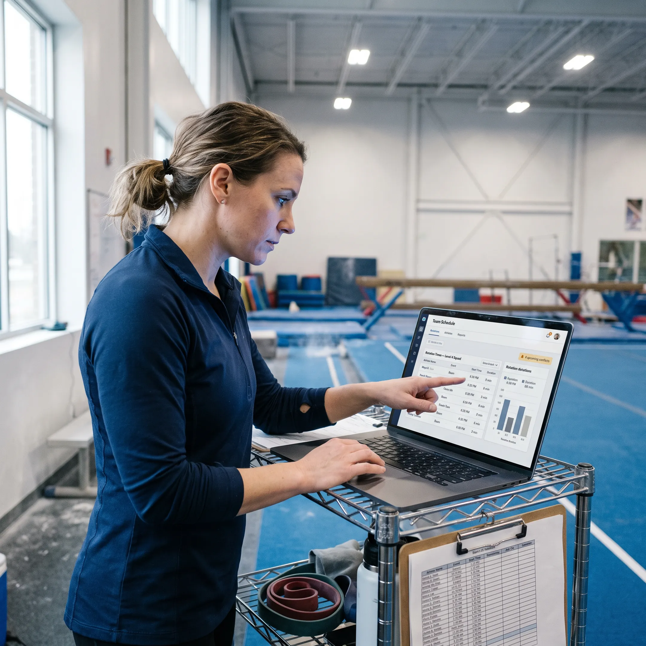 Gymnastics Rotation Schedule Software & Scheduler
