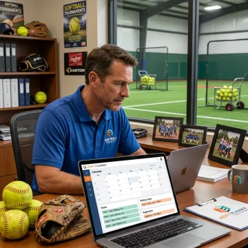 Softball scheduling software for facility management