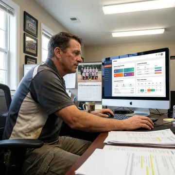 Softball facility scheduling dashboard