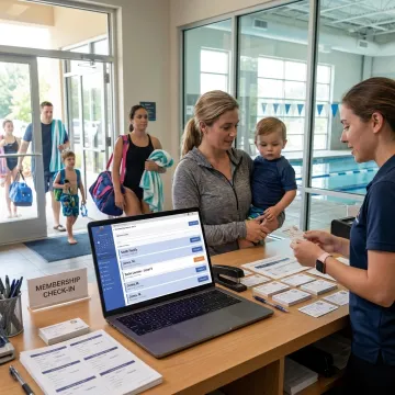 Pool membership management software for swim clubs