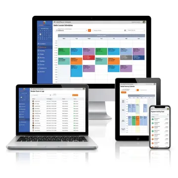 Swim facility software dashboard