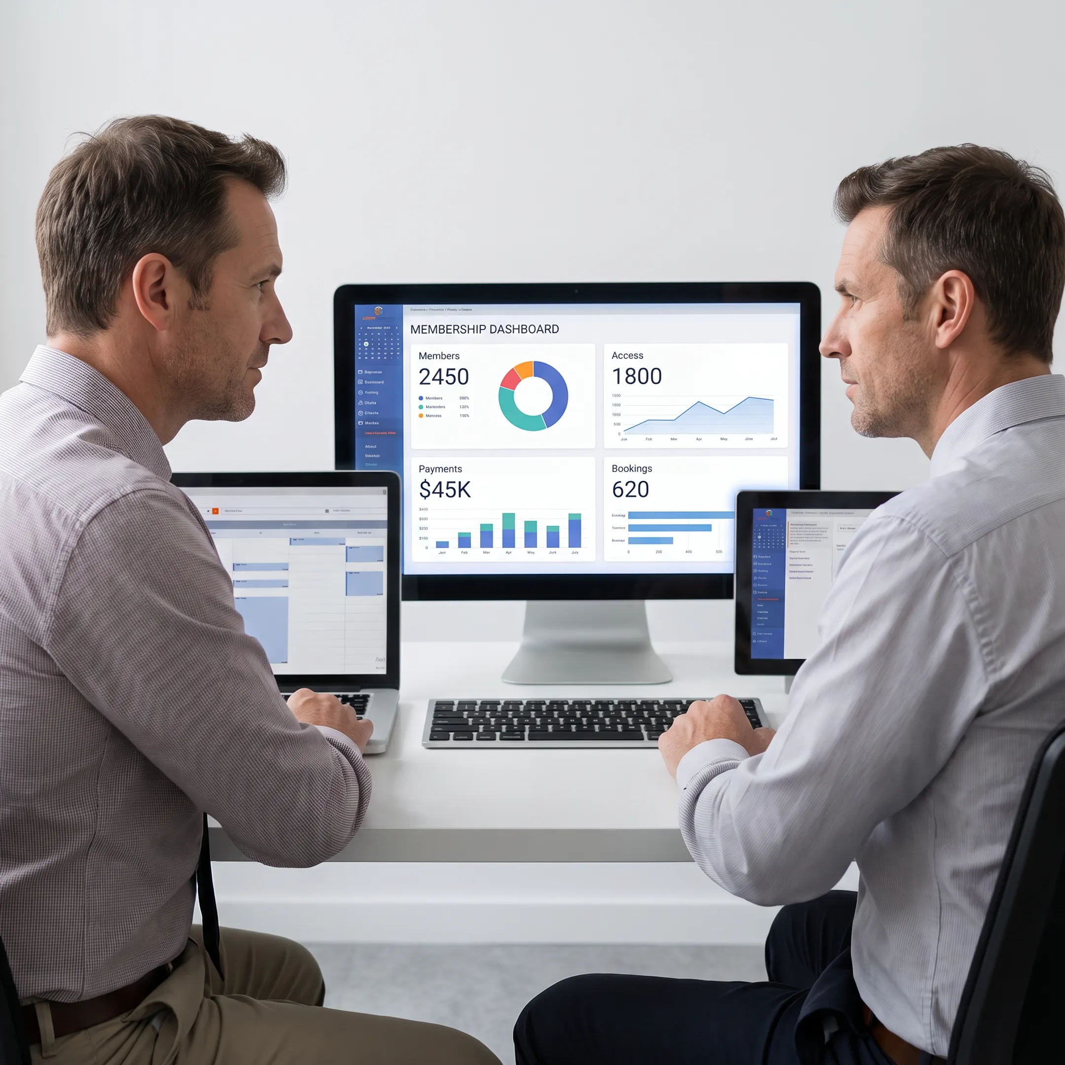Facility manager using membership management software
