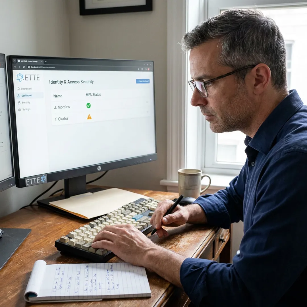 Secure cloud identity access dashboard