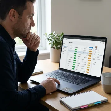 IT specialist reviewing identity access settings