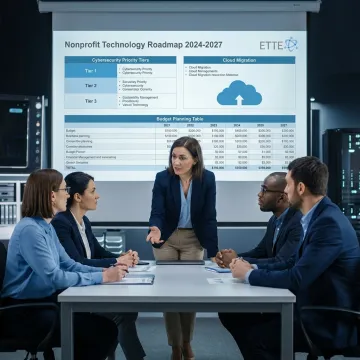 Nonprofit technology planning session